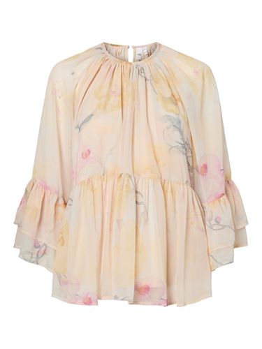 Blusar/Skjortor - Yasblomina ¾ top – Afterglow/blomina